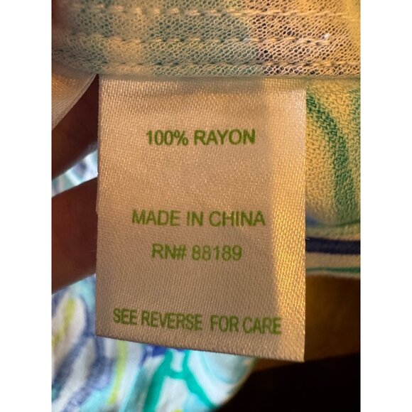 Lilly Pulitzer Dress Women Medium Blue Achelle Pool Blue Stay Cool Swing Mini - Picture 10 of 11